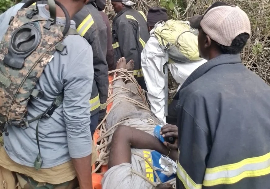KWS rescues tourist who fell into Mt Longonot crater