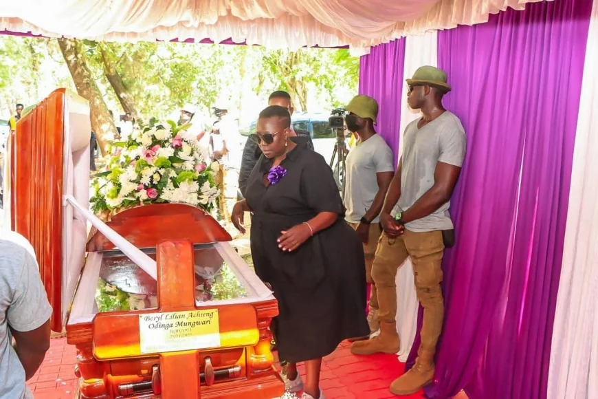 Beryl Achieng’ Odinga laid to rest in Bondo