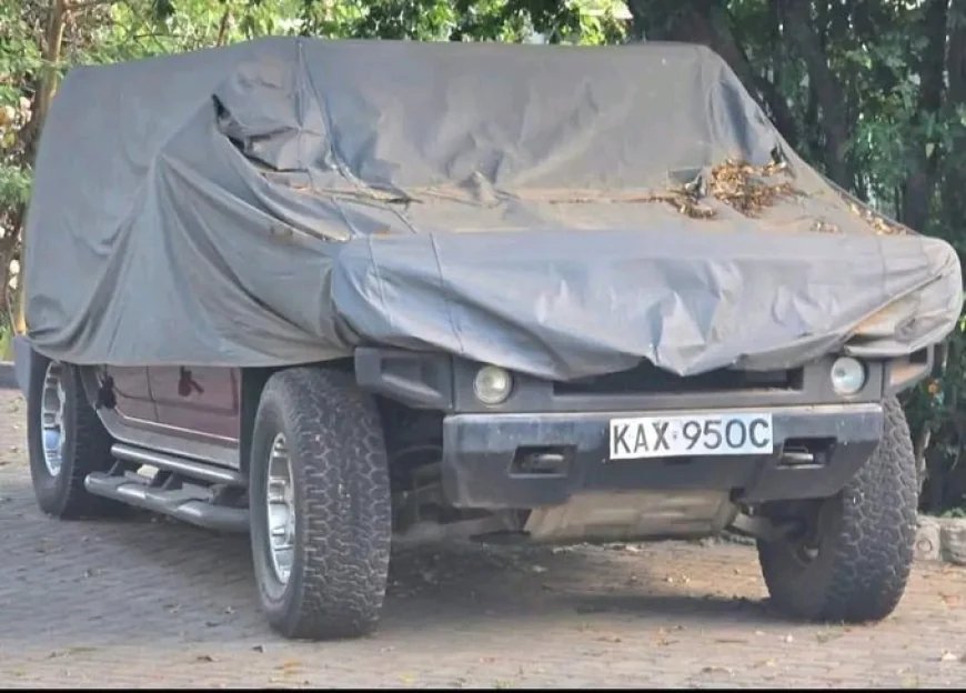 Raila Junior vows to restore late father's Hammer Car, take it to Kangó Ka Jaramogi