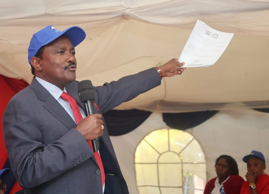 Kalonzo fires back at Ruto over 'No road to his home' remark
