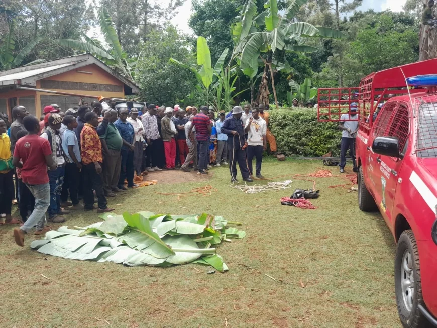 Man found dead in a borehole in Gatanga, Murang’a