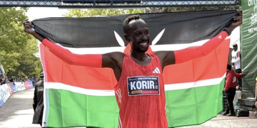 Kenyan marathon champion Albert Korir suspended after positive drug test