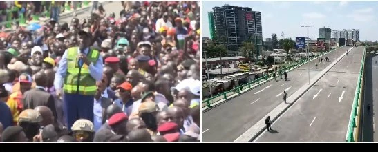 Ruto commissions Ngong Road flyover in bid to ease Nairobi congestion