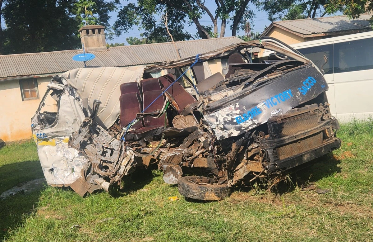 Five people killed in head-on collision between matatu and trailer in Bungoma