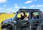 Ruto gives president Mohamud a ride in Polaris XPEDITION XP 1000
