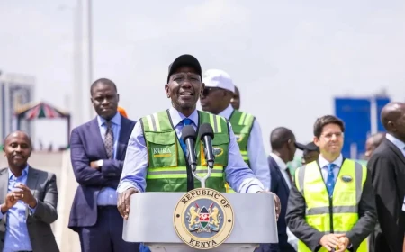 Ruto interrupts speech over 'faulty sound system' during launch of Ngong RD viaduct