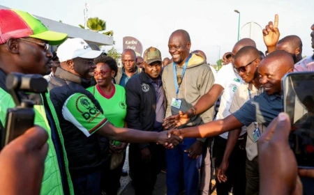 Gachagua arrives in western Kenya for three-day tour