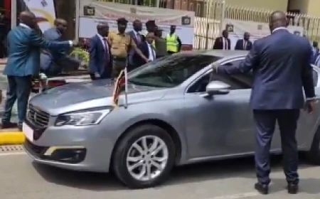 Mbadi breaks tradition, rides to Parliament in a Peugeot 508 for budget reading