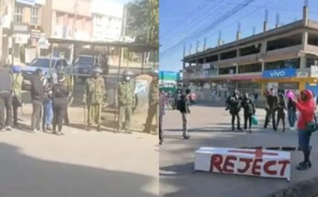 Heavy Police Presence as Anti-Ebola Protests Erupt in Nanyuki