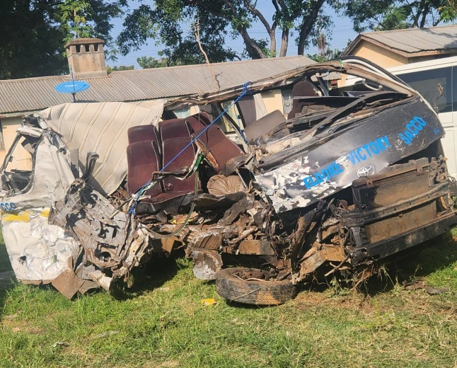 Five people killed in head-on collision between matatu and trailer in Bungoma