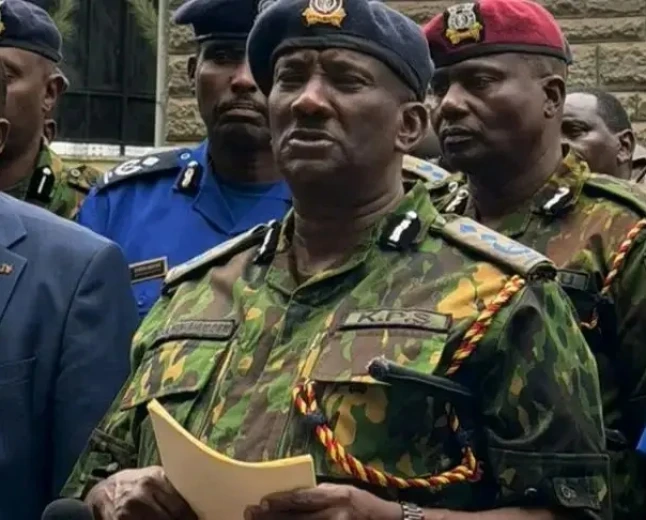 Nairobi police boss: We've not received any notice of planned Gen Z protests