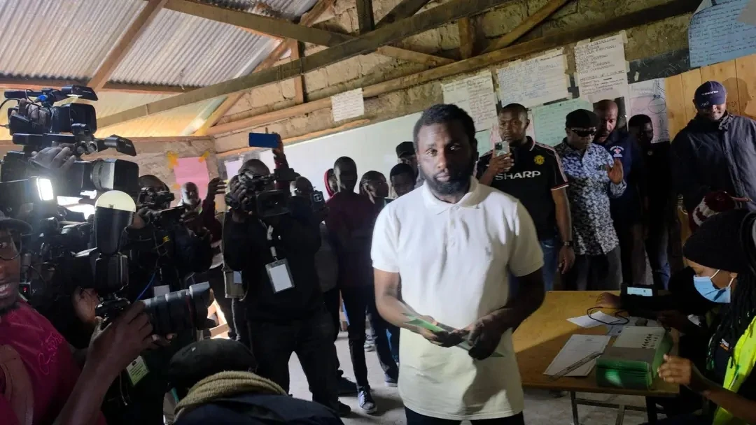 DCP's Douglas expresses confidence in victory after casting vote in Ol Kalou