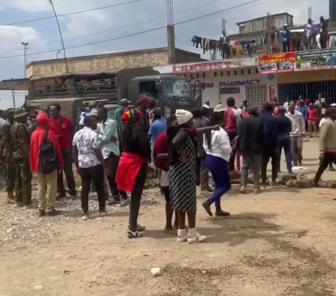 Tear gas, gunshots rock Ol Kalou CBD as crowds scatter