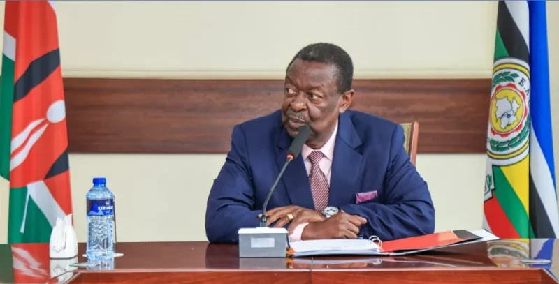 Mudavadi on three-day official visit to Saudi Arabia