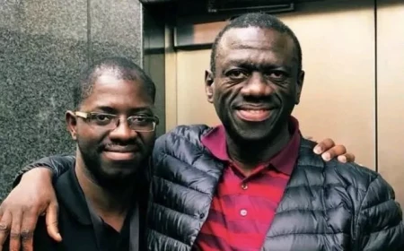My heart broke': Besigye's son pleads with Museveni to free father after court collapse