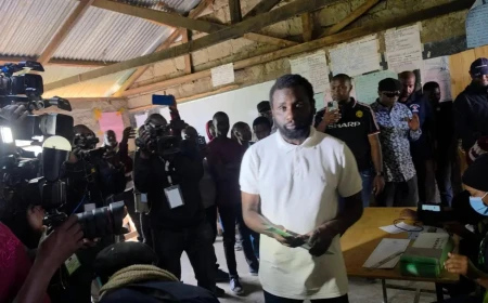 DCP's Douglas expresses confidence in victory after casting vote in Ol Kalou