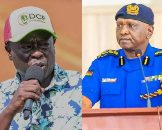 Gachagua writes to IG Kanja, raises concerns over Ol Kalou poll security