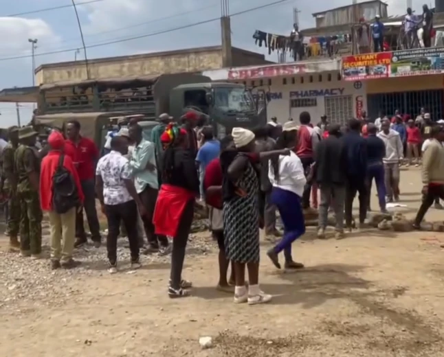 Tear gas, gunshots rock Ol Kalou CBD as crowds scatter