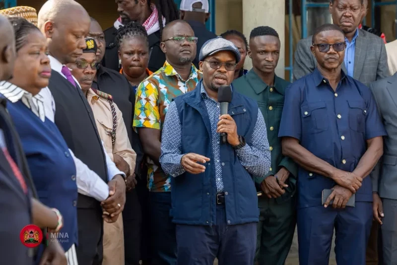 PS Omollo urges calm at Elvis ‘Beast’ Otieno burial