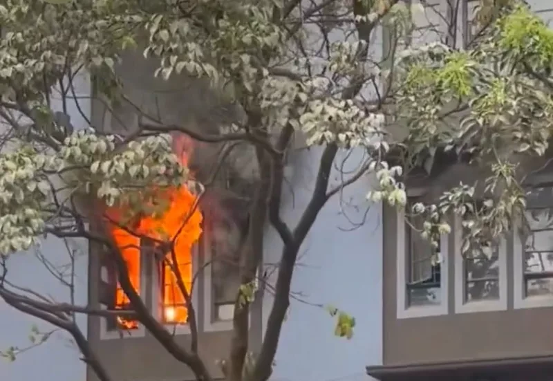 Several rescued as fire engulfs building near Afya Centre in Nairobi CBD