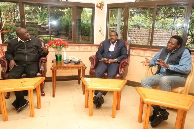 Kalonzo holds talks with Gachagua, Wamalwa as opposition unity push gathers pace