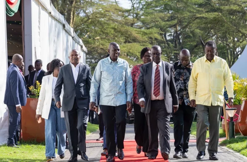 Ruto, Oburu preside over joint parliamentary group meeting in Naivasha