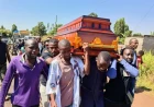 Kirinyaga residents carry casket in protest over rising road accidents