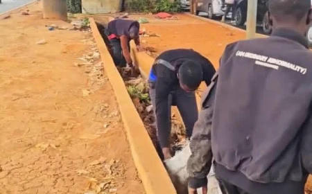 Mosiria makes pedestrians who skipped Nyayo footbridge collect litter