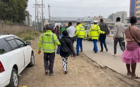 NTSA arrests over 50 pedestrians over failure to use Allsops footbridge