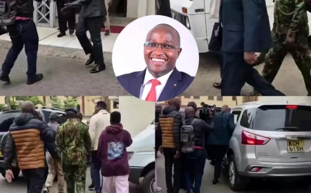 Police arrest Mukurweini MP Kaguchia outside Royal Media studios after night standoff