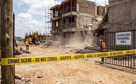 One killed, five injured in Syokimau building collapse