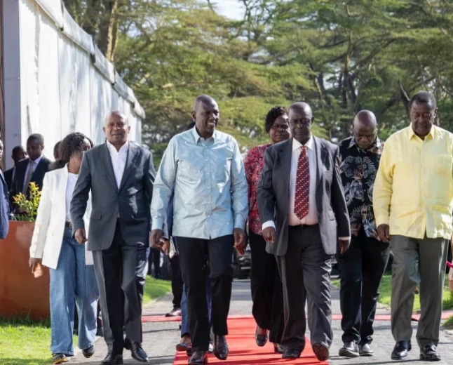 Ruto, Oburu preside over joint parliamentary group meeting in Naivasha
