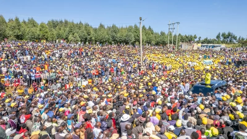 Ruto to Kericho residents: Get IDs, register and give me 1m votes