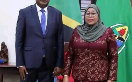Tanzanian President Samia Suluhu's husband is dead