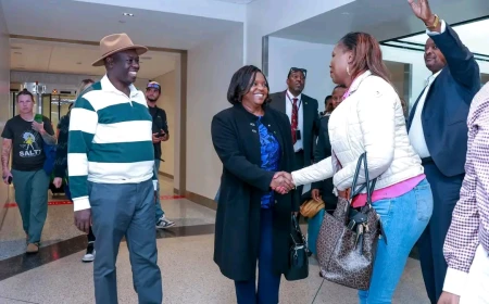 Gachagua lands in Spokane, Washington for diaspora engagements