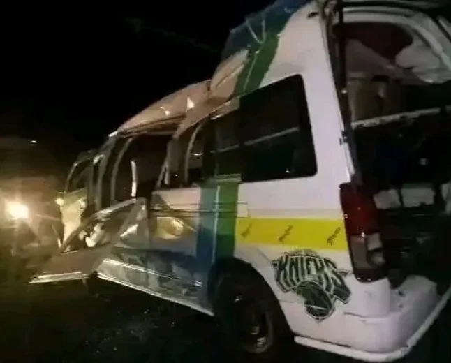 Five people killed in matatu-lorry crash along Nairobi-Mombasa Highway