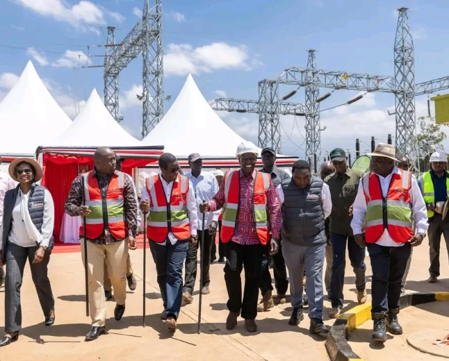 Ruto unveils Sh2.7bn power transmission line in Kajiado