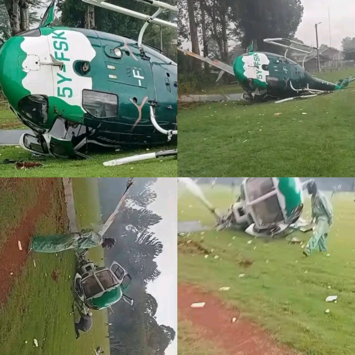 Environment PS Festus Ng’eno injured as KFS helicopter crashes in Kericho