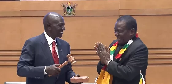 Ruto hands over Comesa chairmanship to Zimbabwe’s Mnangagwa