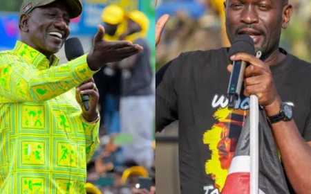 Ruto mocks Sifuna’s TEP party as he tours West Pokot
