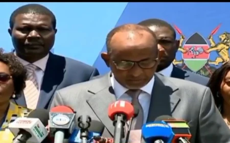 Kenya’s first Ebola patient dies, CS Duale confirms