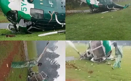 Environment PS Festus Ng’eno injured as KFS helicopter crashes in Kericho