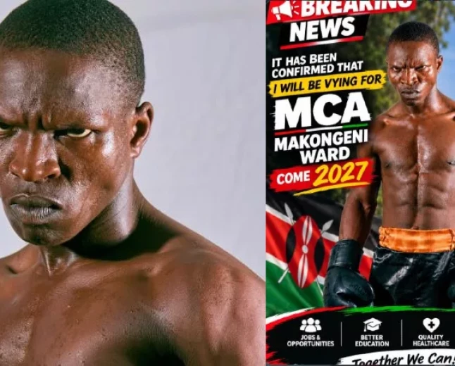 Boxer Mbavu Destroyer announces Makongeni MCA bid