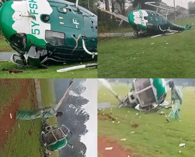 Environment PS Festus Ng’eno injured as KFS helicopter crashes in Kericho